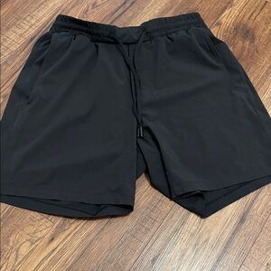 Lululemon Chanel Swim Linerless Black Athletic Shorts